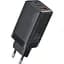 Мережевий зарядний пристрій Usams US-CC180 65W Black (CC180TC01) [139634] - мініатюра 1