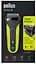 Електробритва Braun Series 3 300s Black/Green - мініатюра 4