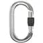 Карабін із муфтою Black Diamond Oval Keylock Screwgate Сріблястий - мініатюра 1