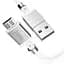 USB Cable Hoco U91 Magic Magnetic MicroUSB White 1m - мініатюра 3