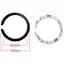 Стальная пластина DK для MagSafe Ring на скотче (Кольцо С / black) - мініатюра 2