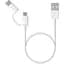 Кабель Xiaomi USB cable 2 in 1 мicro USB + Type-C 1 м SJV4082TY - мініатюра 1