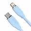 Кабель Baseus Jelly Liquid Silica Gel Fast Charging Data Cable Type-C to iP 20W 2 м голубой - миниатюра 3