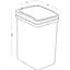 Відро для сміття MBM My Home з кришкою 10 л антрацит (BIN-04 10L ANTHRACITE) - мініатюра 3