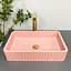 Умивальник VBI Florentia pink matt накладний VBI-015005, Цветной - мініатюра 3