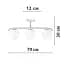 Подвесная люстра Friendlylight Grant Brass FL5118 - миниатюра 3