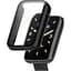 Чехол-накладка DK Пластик Gloss Glass Full Cover для Xiaomi Mi Band 7 Pro (black) - миниатюра 1