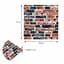 Самоклеюча 3D панель Sticker Wall  SW-00001165 Під сіро-синю Катеринославську цеглу 700х770х3мм - мініатюра 3