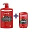 Набір: Гель для душу-шампунь Old Spice 3 в 1 Wolfthorn 1 л + Твердий дезодорант Old Spice Wolfthorn 50 мл - мініатюра 1