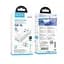 Мережевий фільтр подовжувач HOCO AC-10A 1x220V+2xUSB+ 2хType-C 65W, 1.5 м, 220 В, White - мініатюра 3