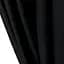 Штори на кухню та в кімнату Cosas 180х250 см 2 шт чорний (Curtains_100Black_DUK_180x250) - мініатюра 8