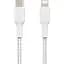Кабель Belkin Boost Up Charge Braided USB-C to Lightning 1м White (CAA004BT1MWH) [158801] - мініатюра 2