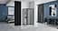 Душова кабіна Rea Look black 90x90 REA-K7903, Чорний матовий, Універсальна - мініатюра 2