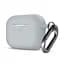 Силіконовий чохол для навушників Apple AirPods Pro, Hang Case, блакитний, ультратонкий захисний кейс товщиною 2 мм, захист від подряпин, пилу та ударів, компактний, з карабіном для кріплення, ArmorStandart (ARM56060) - мініатюра 1