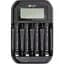 Зарядний пристрій для акумуляторів PowerPlant PP-UN4 (AA, AAA / input microUSB DC 5V/2A) (PP-UN4) - мініатюра 1
