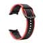 Браслет Double Line для Samsung Galaxy Watch 5 - чорно-червоний ширина кріплення 20мм силікон Watchbands (W12-2WB12349934) - мініатюра 2