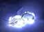 Світлодіодна гірлянда нитка дроту крапля роси 2 м 25 led батарейки Cool White - мініатюра 2