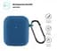 Силіконовий чохол для навушників Apple AirPods 2, Hang Case, синій, ультратонкий захисний кейс товщиною 2 мм, захист від подряпин, пилу та ударів, компактний, з карабіном для кріплення, ArmorStandart (ARM59683) - мініатюра 2
