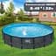 Басейн каркасний круглий AZURO SWING 5,49 × 1,32 м без фільтра колір ротанг для дітей і дорослих - мініатюра 2