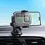 Тримач Hoco Crown Push-type wireless charging Car holder center console HW32 4.5-7" 15W - мініатюра 2