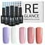 Набір гель-лаків "Nude Collection" Reglance premium - 5шт, 10мл в подарунковій коробці - мініатюра 1