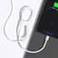 Кабель Baseus Cafule Metal Series Data Cable USB to Lightning 2.4A 1m CALJK-A02 White - миниатюра 8
