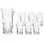 Набір для напоїв LeGlass: глечик, 1 л + склянки по 250 мл, 7 предметів (600-006) - мініатюра 1