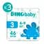 Набір підгузків Dino Baby 3 (5-9 кг) 138 шт. (3 упаковки по 46 шт.) - мініатюра 2
