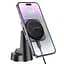 Тримач Hoco Speed magnetic wireless fast charging Car holder HW16 center console 15W 4.5-7" - мініатюра 2