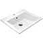 Умивальник Jaquar Kubix 51x44 KUS-WHT-35601, Білий - мініатюра 1