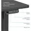 Компьютерный игровой стол OfficePro ODE1670B Black [124850] - миниатюра 3