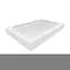 Душовий піддон Kapielka ST120x80x14 низький прямокутний діаметр зливу 52 мм Lidz Білий - мініатюра 2