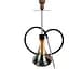 Кальян Tiaga Hookah Classic Silver Craft XL Red - мініатюра 1