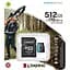 Карта пам'яті Kingston MicroSDXC 512GB Canvas Go! Plus U3 V30 A2 + SD-адаптер - мініатюра 1