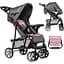Прогулянкова коляска Lionelo Emma Plus Pink Scandi - мініатюра 1
