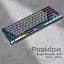 Клавиатура GamePro Red Swich Low Profile RGB Wireless Bluetooth USB Dark Gray беспроводная (MK230R) - миниатюра 13