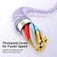 Кабель Baseus Dynamic Series Fast Charging Data Cable USB to iP 2.4 A 1 m Purple (CALD000405) - миниатюра 6