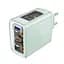 Сетевое зарядное устройство для Acefast A45 USB/2 Type-C QC PD PD65W GaN бирюзовый - миниатюра 1
