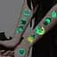 Набор детских временных татуировок Halloween glow kids-tatto-halloween-glow-set-1 - миниатюра 2