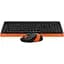 Бездротовий комплект (клавіатура + миша) A4Tech F1110 Fstyler Wireless Orange (FG1010 (Orange)) - мініатюра 3