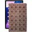 Чехол StatusCASE из экокожи для планшета Lenovo Tab M10 Plus (3rd) Коричневый ромб - миниатюра 1