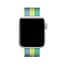 Ремінець Creasted для годинника Apple Watch 42 мм 44 мм нейлоновий з пряжкою, Blue-yellow-green - мініатюра 2