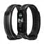 Ремінець для Xiaomi Mi Band 5/6 силікон + шкіра MiJobs Чорний (1540701) - мініатюра 2