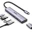 Адаптер UGREEN CM478 USB Type-C to HDMI, USB 3.0*4 Gray 15495 - мініатюра 1