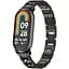 Ремінець DK для Xiaomi Mi Smart Band 8 Metal Band Fitlink Diamond (016444) (black) - мініатюра 2