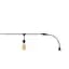 Уличная гирлянда Brille на 5 ламп HD-123S/5 E27 IP65 BK 5m - миниатюра 3