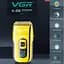 Електробритва VGR V-332, шейвер, подвійне лезо, тример для бороди, LED-дисплей, золотиста - мініатюра 7