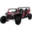 Електроавтомобіль 4-місний Ramiz Buggy Atv Racing Utv2000 24 В, PA.A033.LIION, Red (PA.A033.LIION.CR) - мініатюра 1