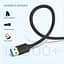 Кабель Ugreen US128 USB 3.0 A Male to Male Cable 1 м чорний (10370) - мініатюра 2