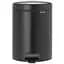 Ведро для мусора Brabantia Pedal Bin черное 5 л (112928) - миниатюра 1